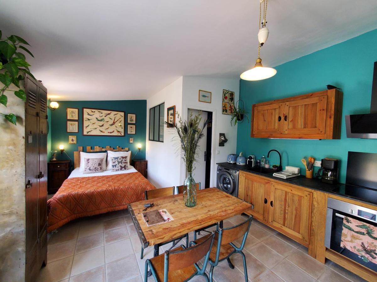 La Dolce Vita - Studio Dans Propriete Avec Piscine Montpeyroux  Exterior foto